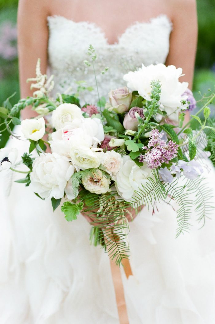 Bridal bouquet at an Aspen wedding