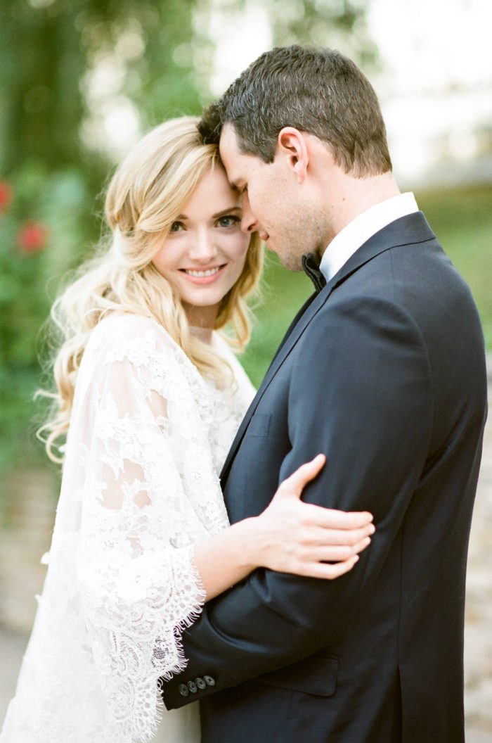 Wedding couple at their Aspen wedding with Isabelle Kline Design