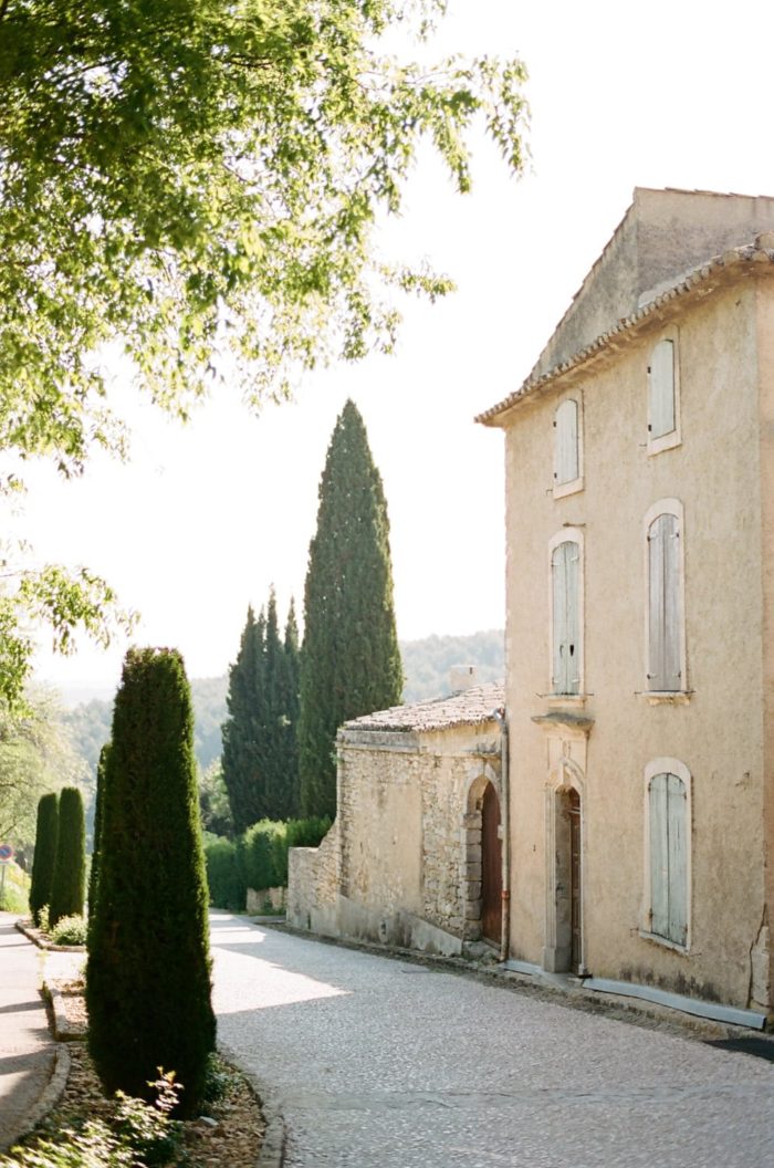 Classic French architecture in Provence France