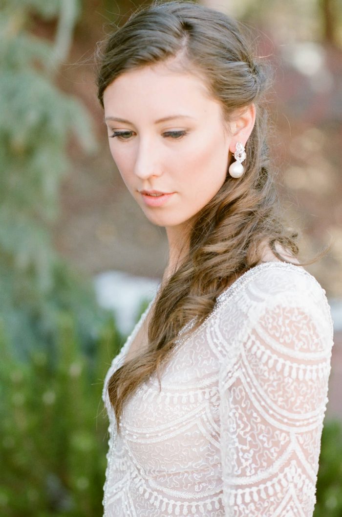 Beautiful bride at the St. Regis in Aspen with Gold Leaf Events
