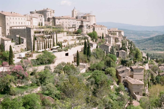Scenic view of Gordes in Provence