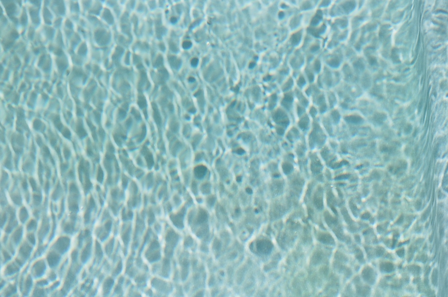Pool water at Domaine de Manville in Provence