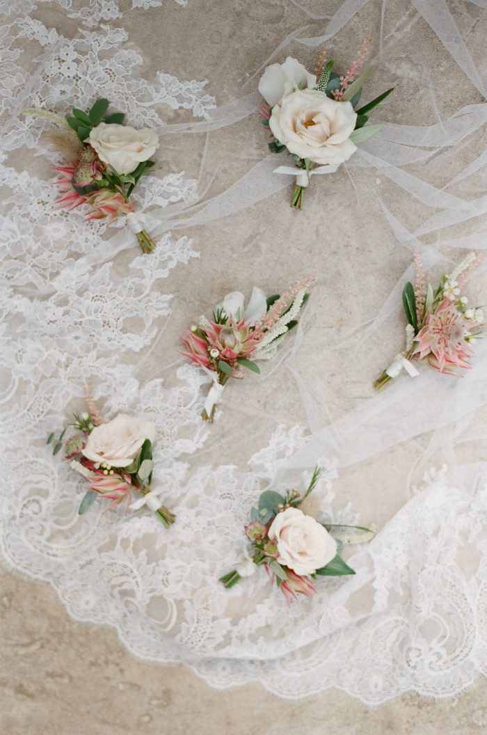 Boutonnieres at The Barnsley House in The Cotswolds