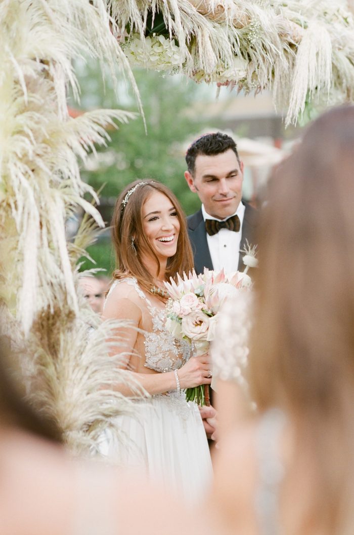 Couple getting married at The Riverfront Westin Resort and Spa in Beaver Creek