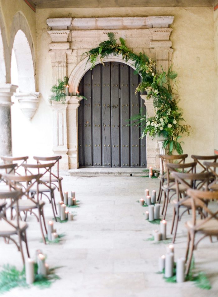 Jose Villa Workshops wedding ceremony with Laurie Arons Special Events