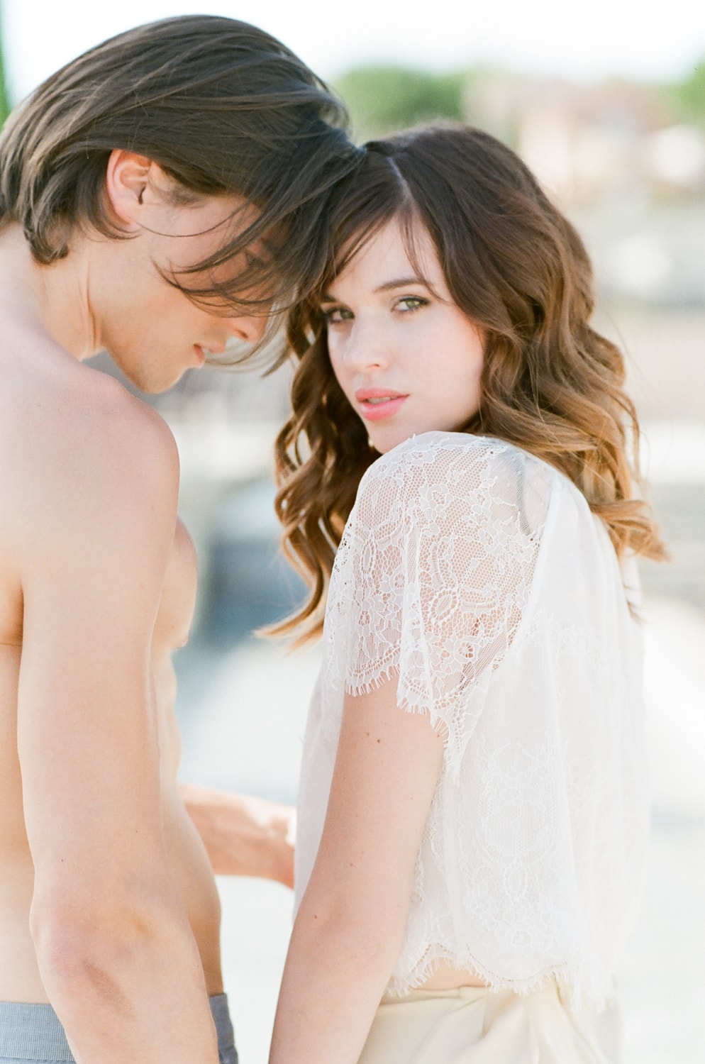 Engagement portrait session in Provence France