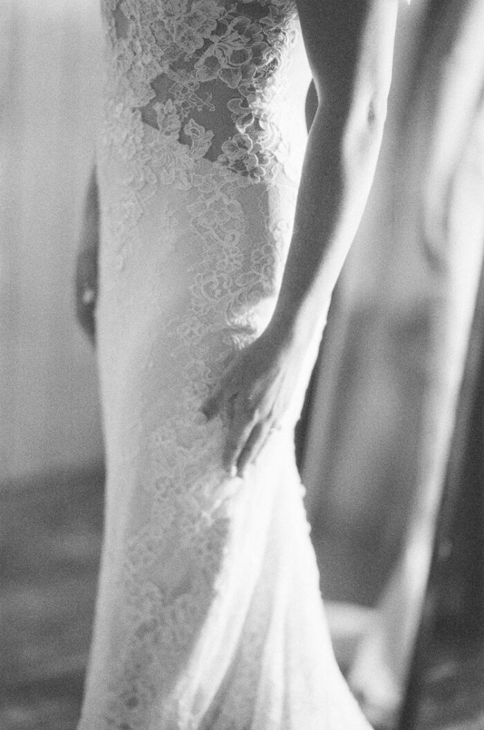 Bride gets ready for her Vail wedding at Eaton Ranch