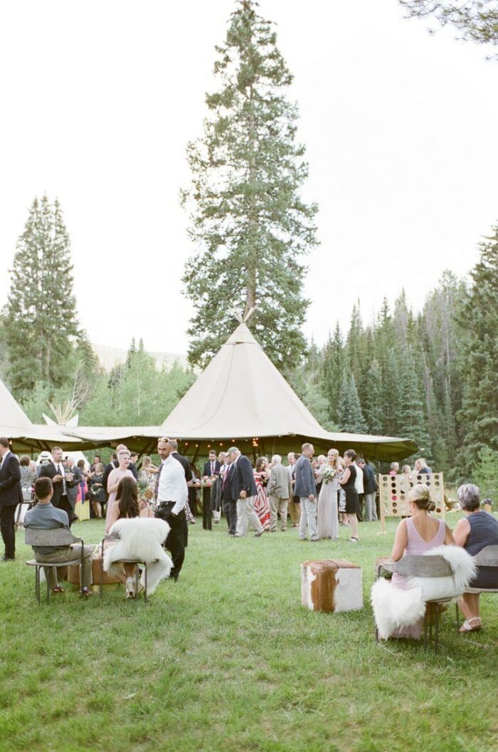 Cheese board at a wedding reception in Vail Colorado