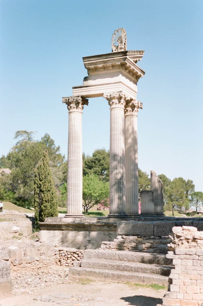 Roman columns at Glanum Ruins