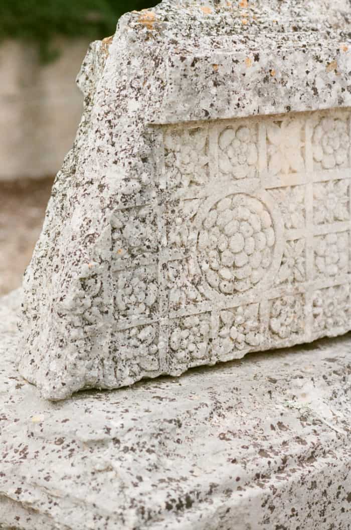 Ancient Stone At Glanum Ruins
