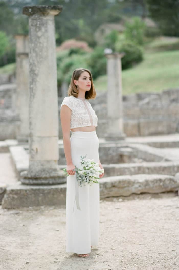 Manon Gontero Bride At Glanum Ruins