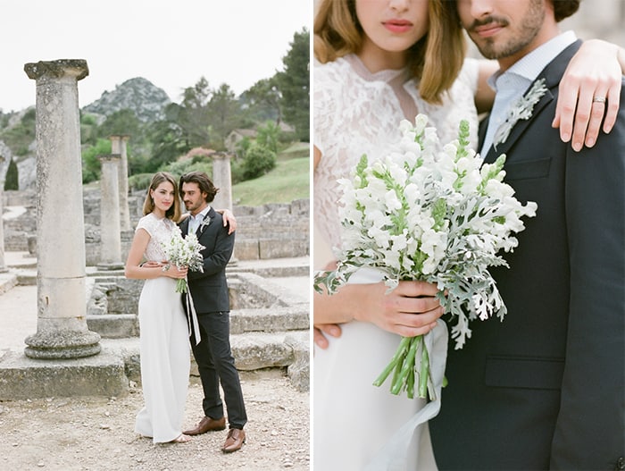 Engaged Couple At Glanum Ruins
