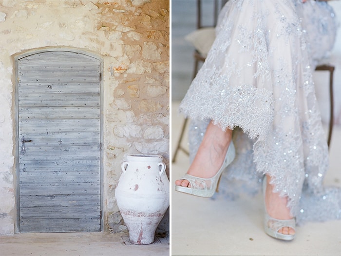 Engagement Shoe Details At Le Clos Saint Esteve