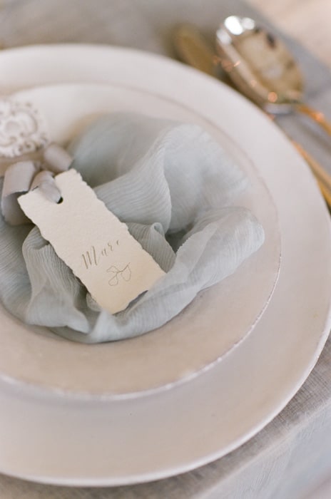 Placecards At Le Clos Saint Esteve At Tamara Gruner Workshops