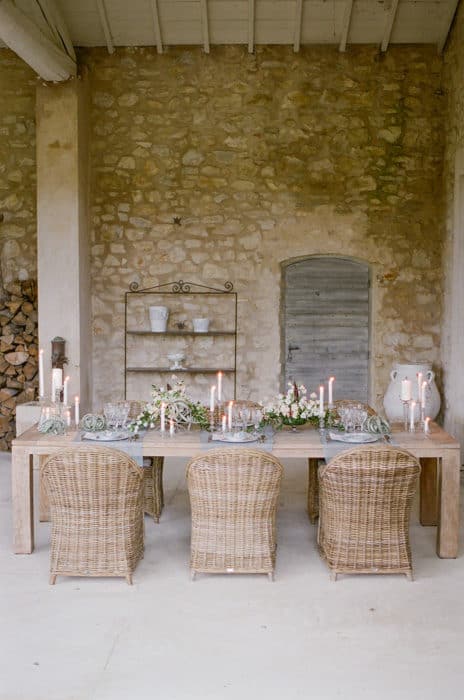 Wedding Reception At Le Clos Saint Esteve At Tamara Gruner Workshops
