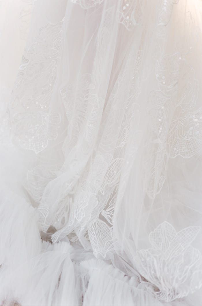 Musat Bridal wedding dress made of tulle and lace elements