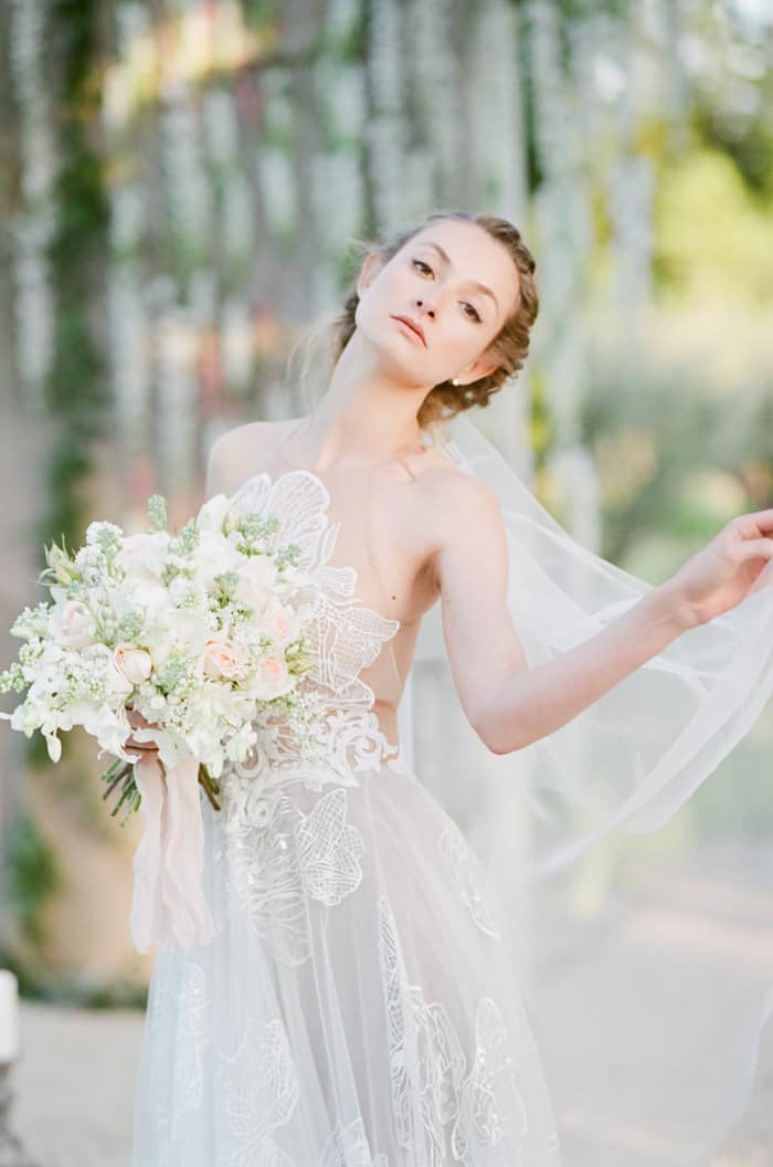 Bride With Her Bouquet