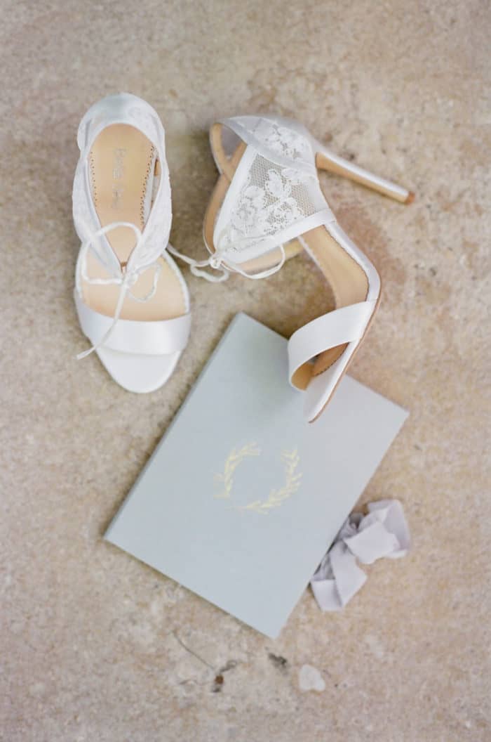 Wedding Shoes At Domaine De Manville