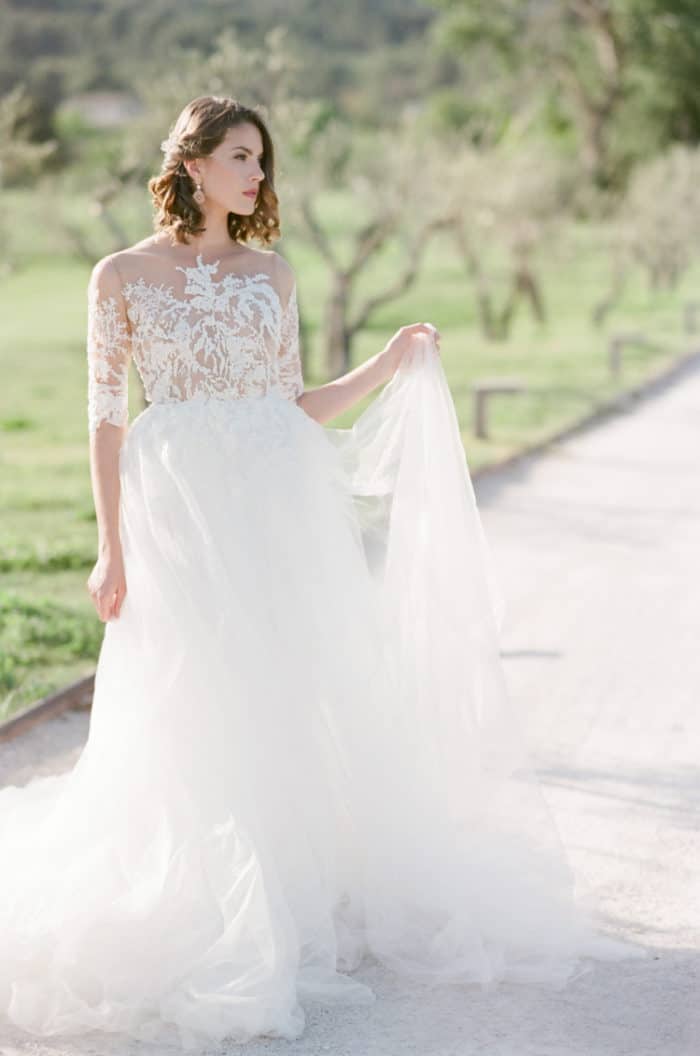 Bridal Portrait At Domaine De Manville In Provence