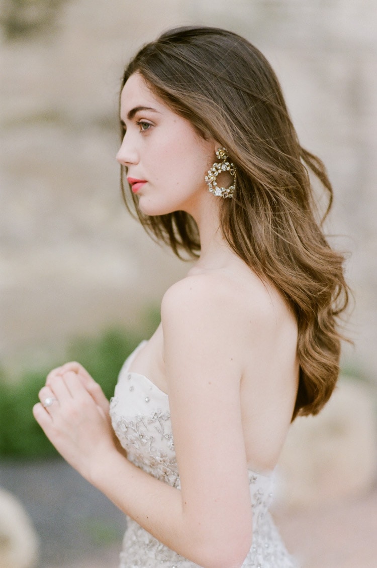 Bridal portrait in Spain