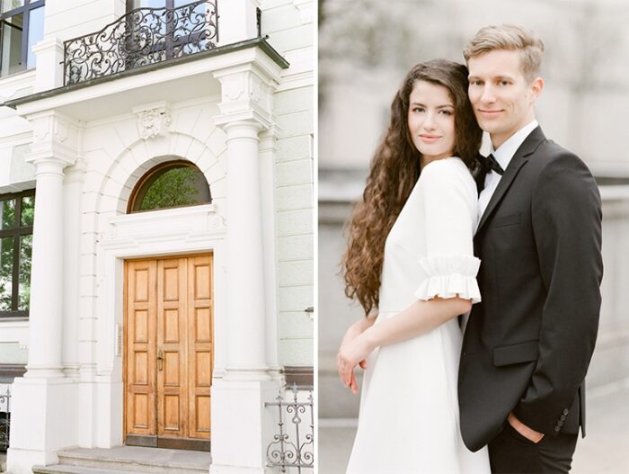 City engagement portraits in Munich