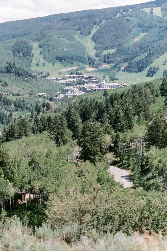 View of Colorado mountains
