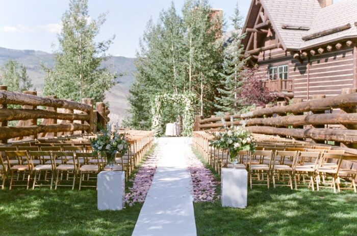 Styled Wedding Ceremony location