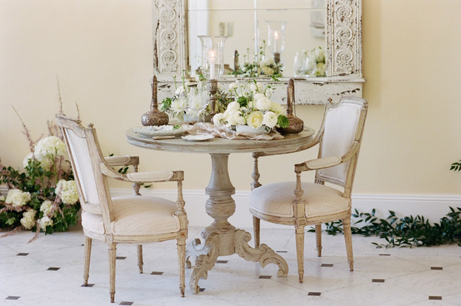 Styled shot of table with decorations