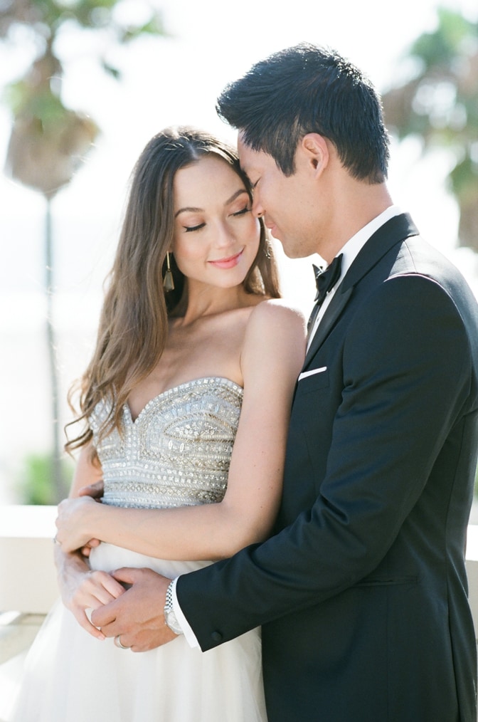 swat actor david bradley lim and marketas elopement in santa monica california 11