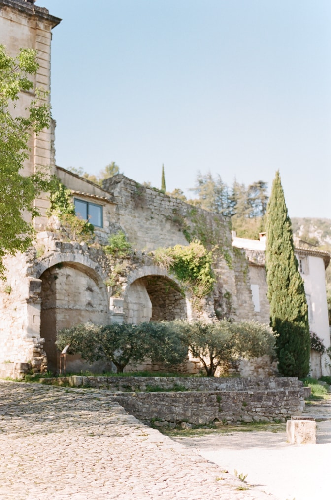 Ruins of Oppède le Vieux in Provence, France