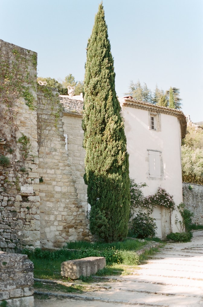 Ruins of Oppède le Vieux in Provence, France