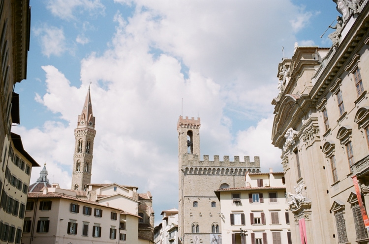 Signoria square in Florence Italy