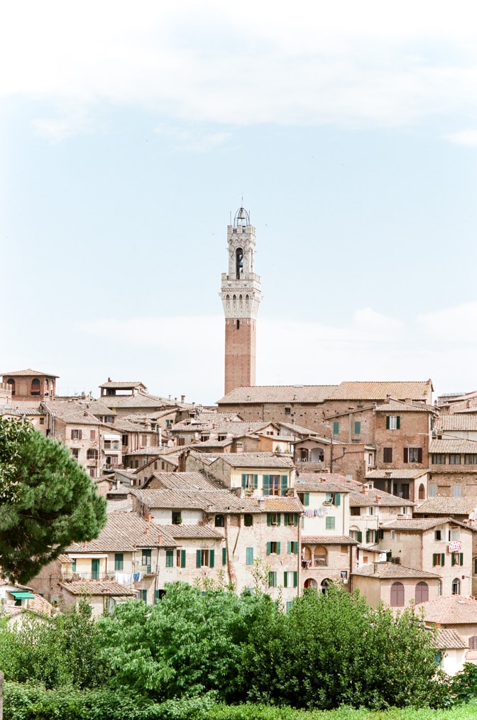 Torre del Mangia in Siena Italy