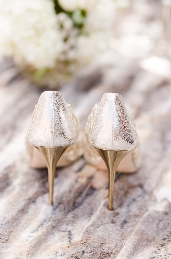 Luxury wedding shoes from Oscar de la Renta