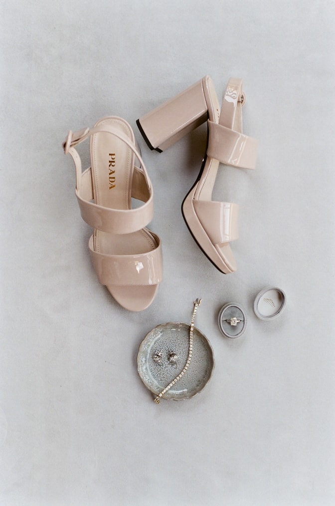 Luxury wedding shoes form Prada