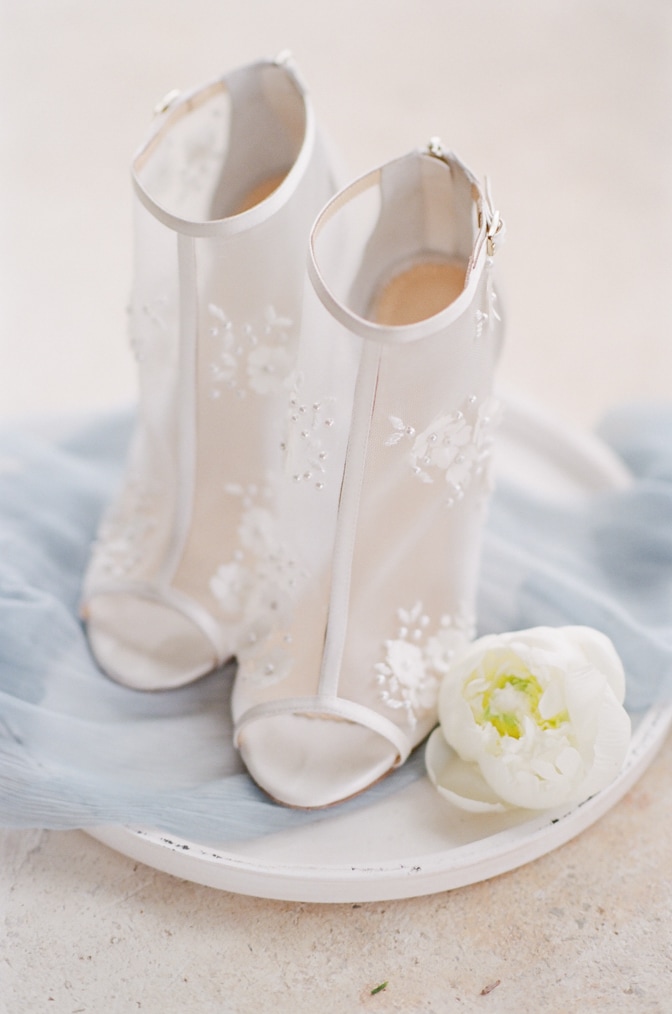 Luxury wedding shoes from Bella Belle