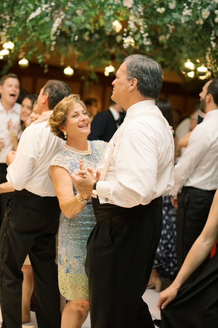 Married couple dancing at the Ritz Carlton wedding reception