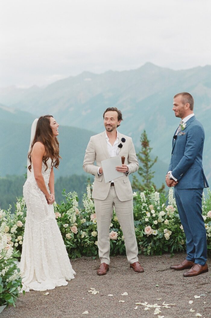 Aspen wedding ceremony