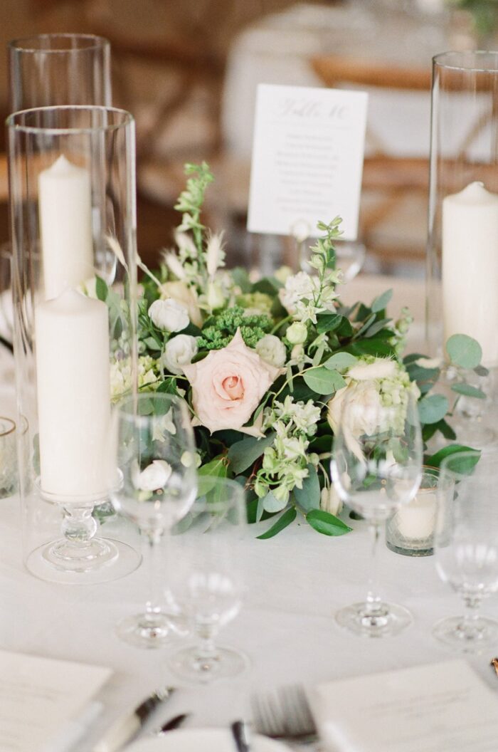 Little Nell wedding centerpieces