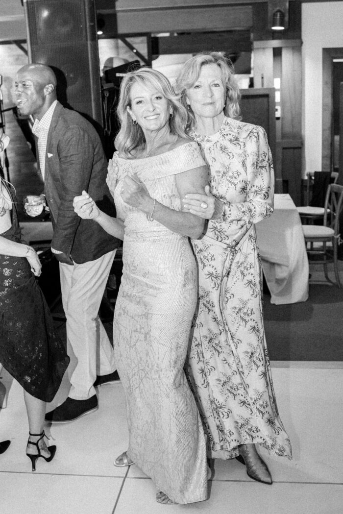 Moms enjoying themselves at Aspen wedding