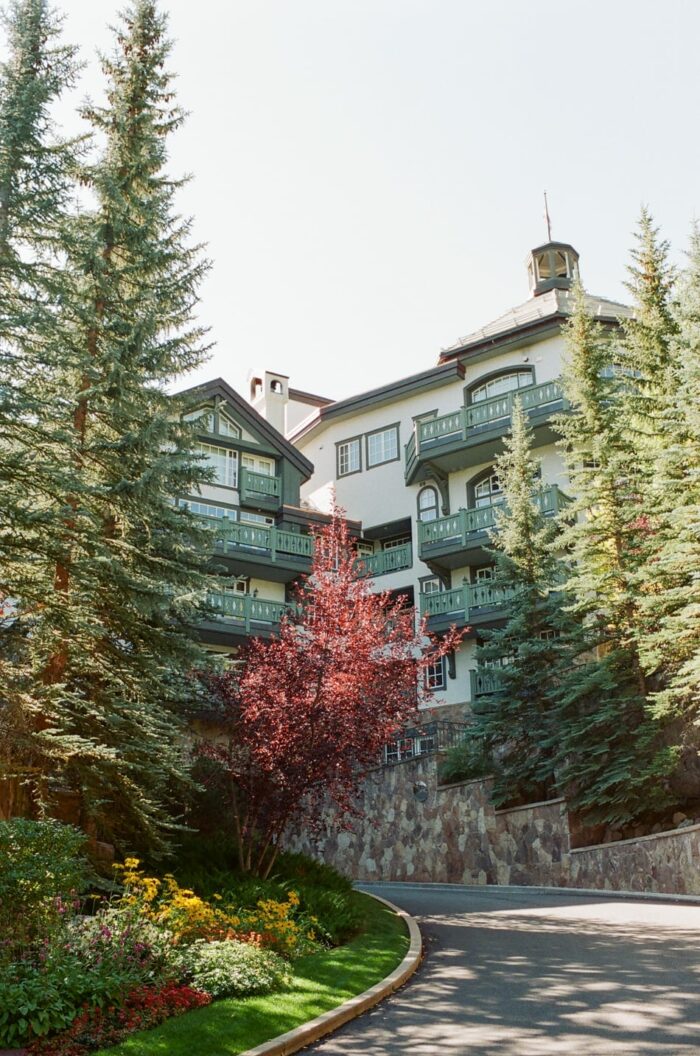 Entrance way to the Chateau in Beaver Creek