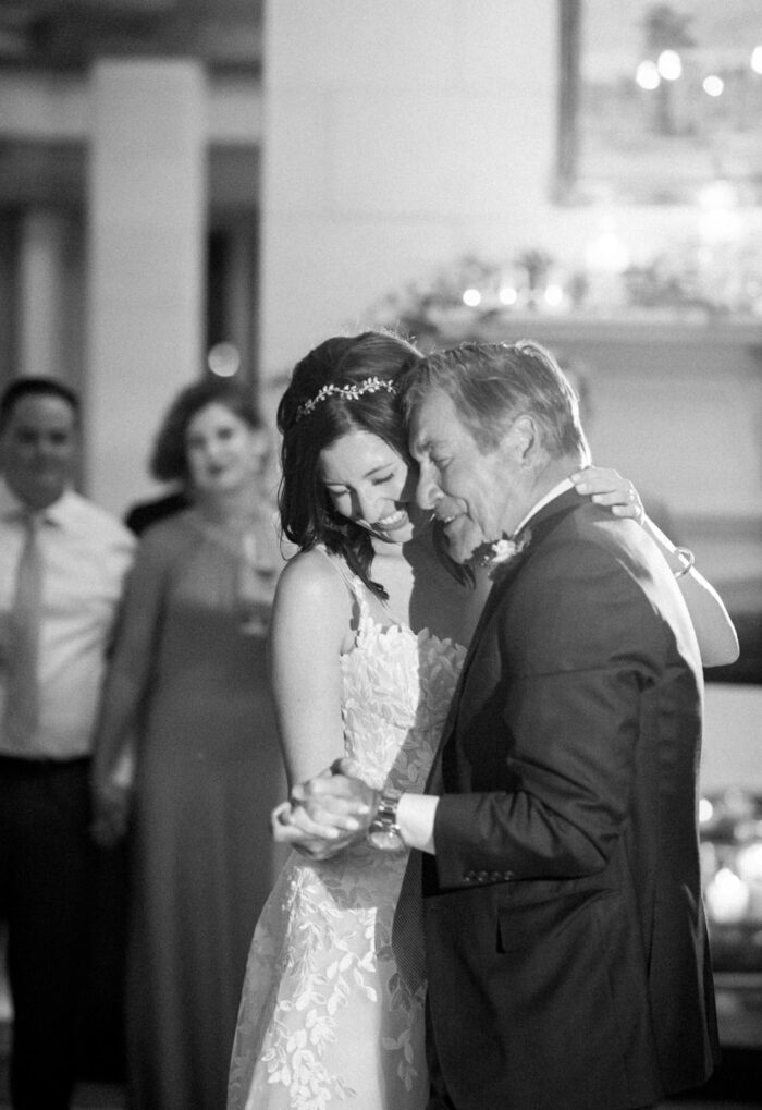 Bride dancing with father of bride at Beaver Creek wedding