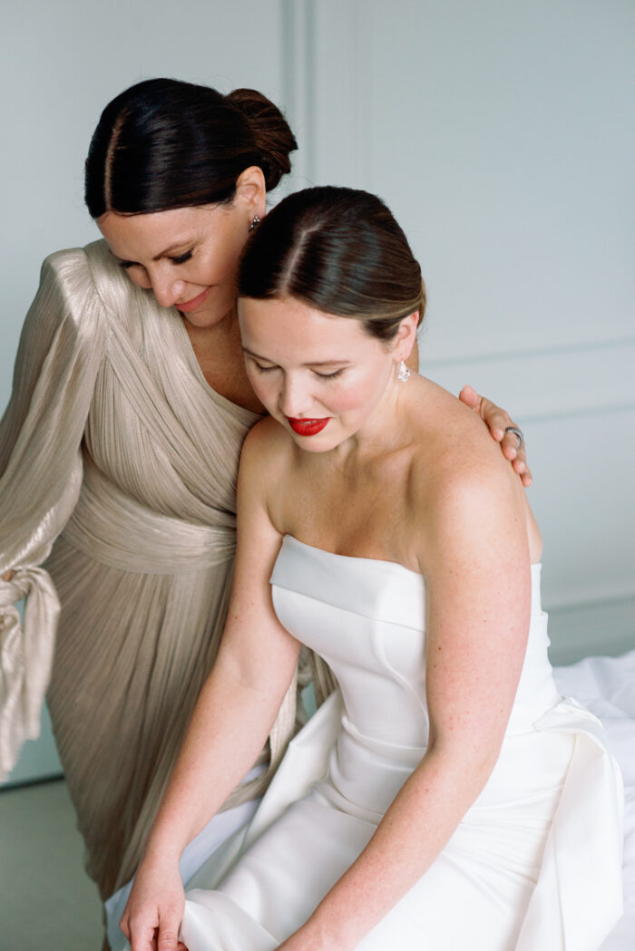 Bride with mother of bride at Pendry Chicago
