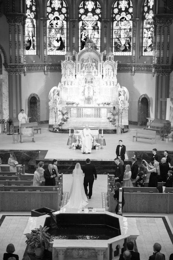 St Vincent de Paul Chicago church wedding