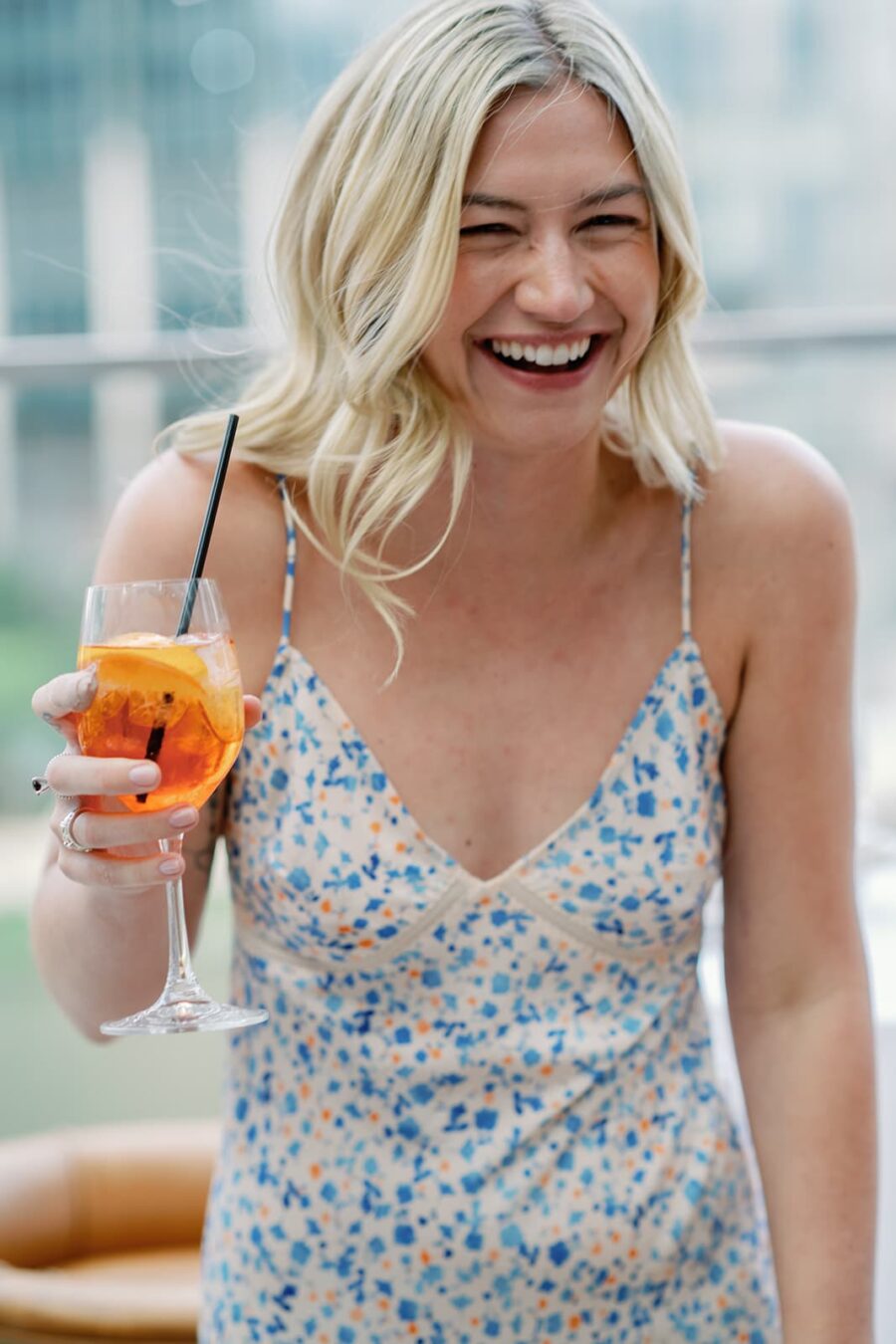 Wedding guest cheering