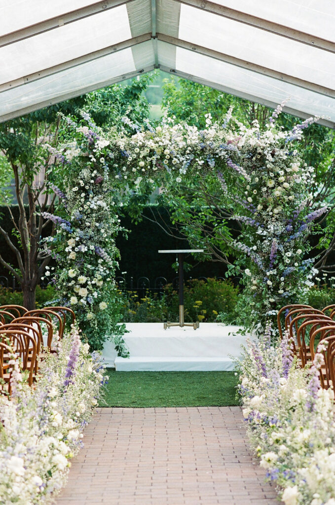 Hotel Jerome Aspen Summer Wedding Blue and White 100