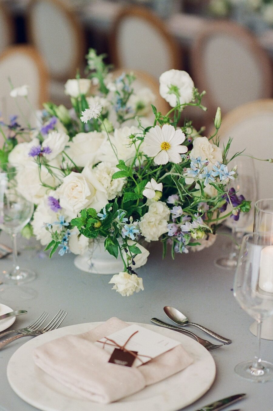 Hotel Jerome Aspen Summer Wedding Blue and White 106