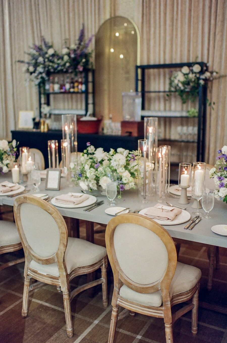 Hotel Jerome Aspen Summer Wedding Blue and White 109