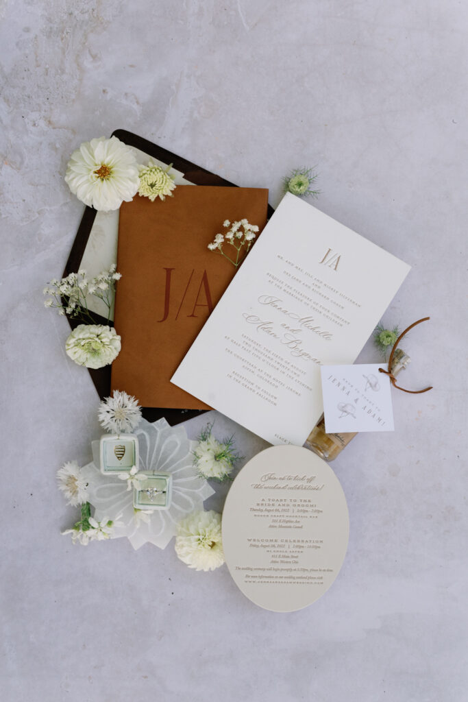 Hotel Jerome Aspen Summer Wedding Blue and White 2