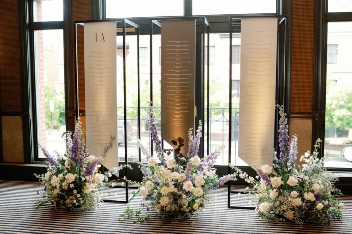 Wedding sign board for Jewish wedding in Aspen